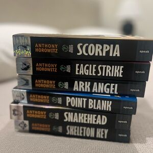 Alex Rider Series - 6 Book Set with Black Covers